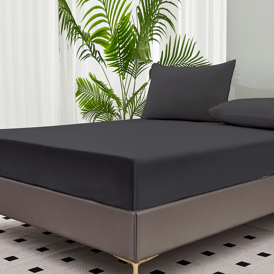 MORE SOFT PEWTER LINEN OPTIONS Super Soft Pweter Fitted Sheet Super Soft Pweter Fitted Sheet Mandaue Foam