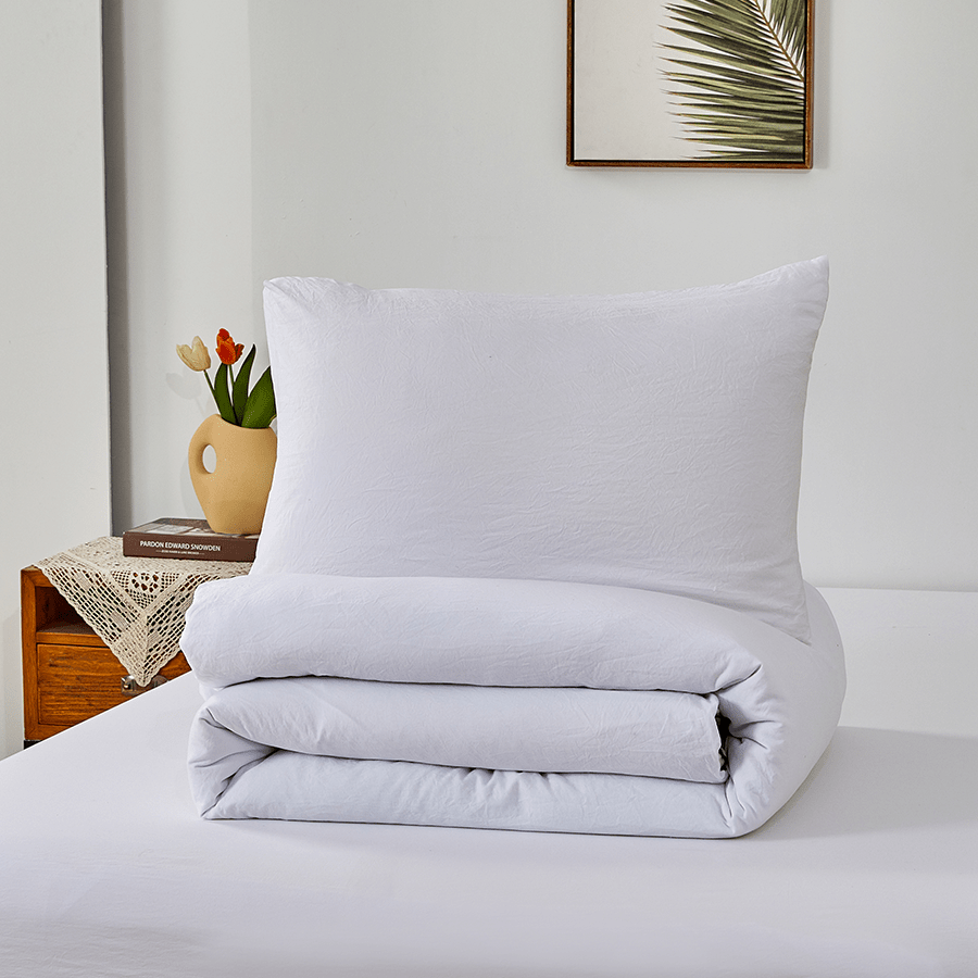 MORE SOFT WHITE LINEN OPTIONS Super Soft White 4pc Sheet Set Super Soft White 4pc Sheet Set Mandaue Foam