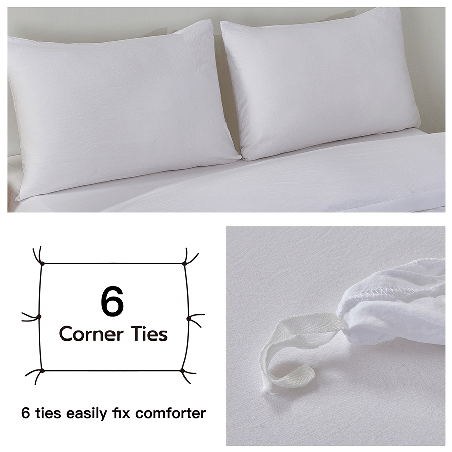 MORE SOFT WHITE LINEN OPTIONS Super Soft White 4pc Sheet Set Super Soft White 4pc Sheet Set Mandaue Foam