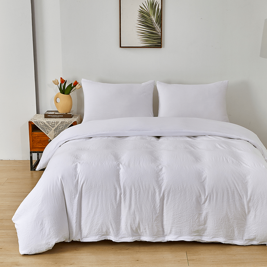 MORE SOFT WHITE LINEN OPTIONS Super Soft White Bed in A Bag Super Soft White Bed in A Bag Mandaue Foam