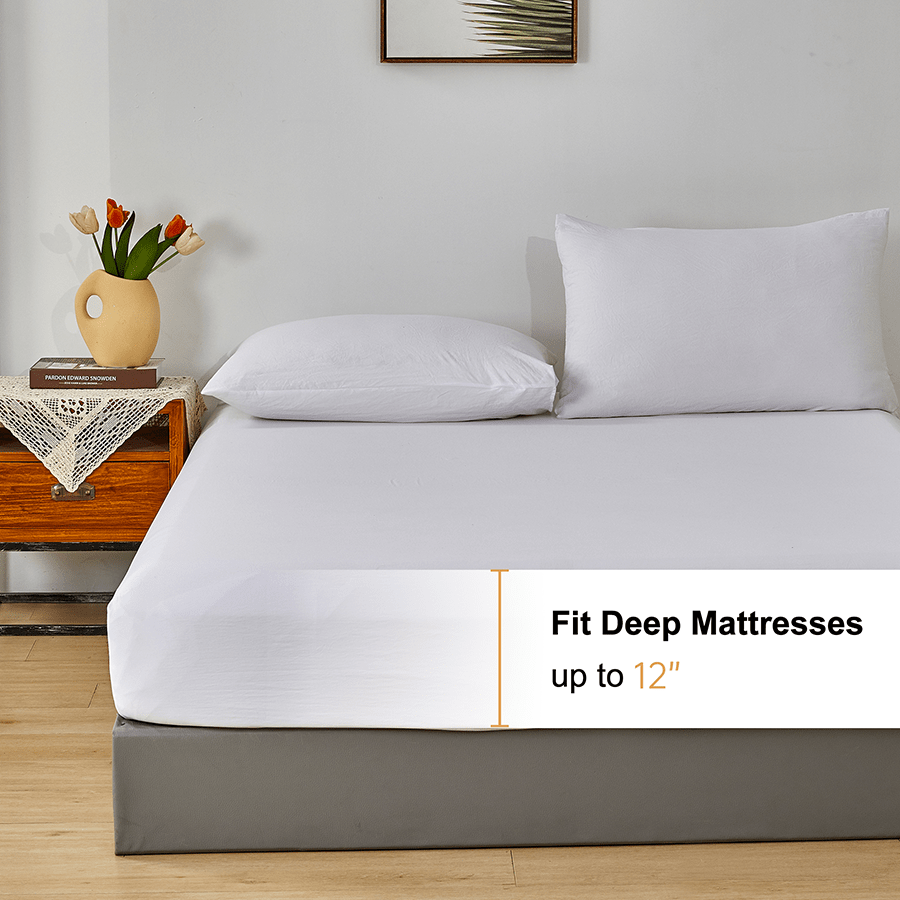 MORE SOFT WHITE LINEN OPTIONS Super Soft White Fitted Sheet Super Soft White Fitted Sheet Mandaue Foam