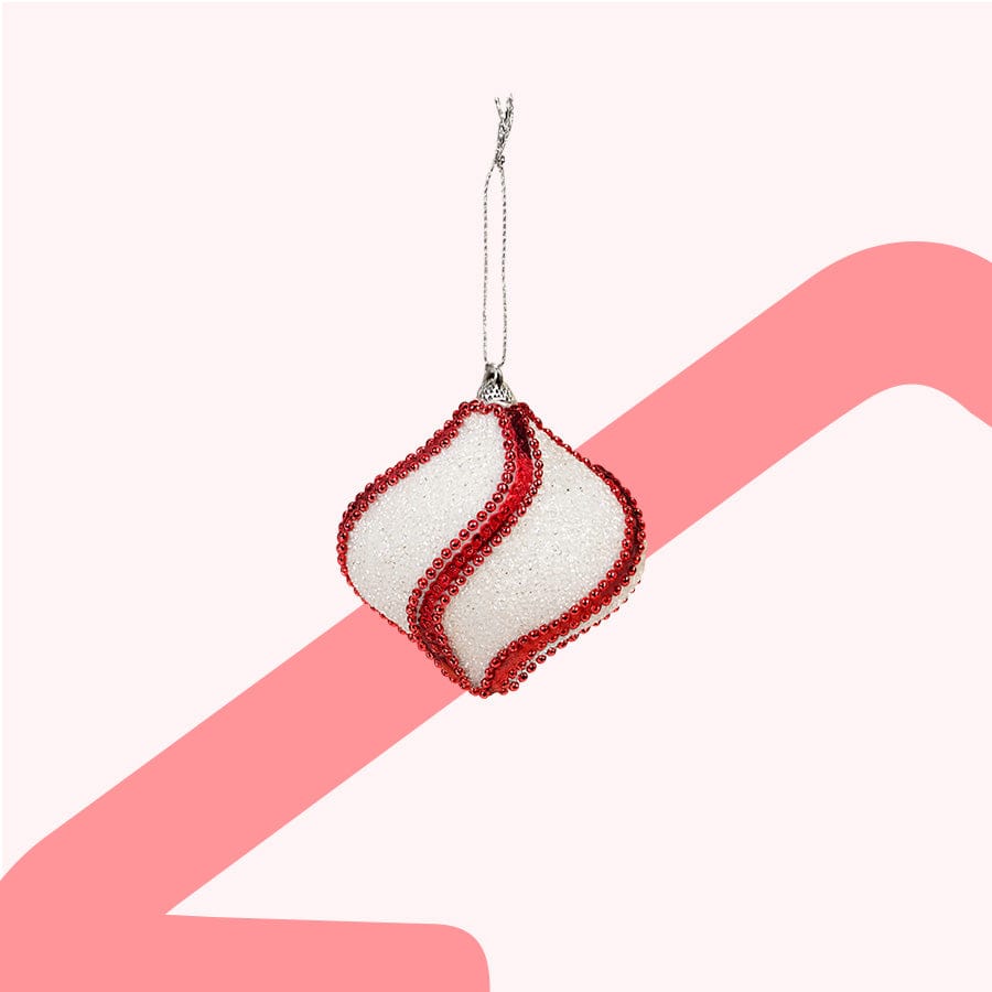 Swirl Hanging Ornament 10cm