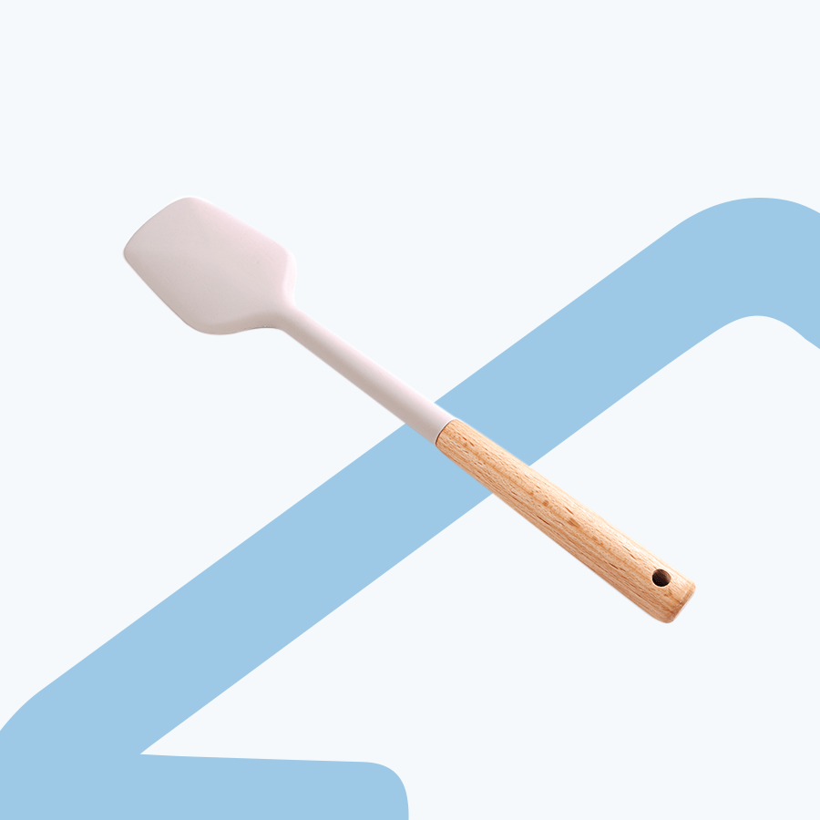 Tay Silicone & Wood Saute Spoon