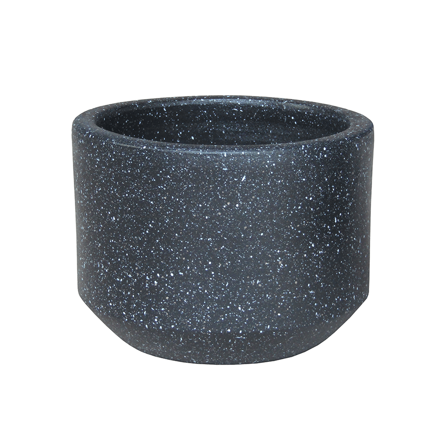 MORE TERRAZO OPTIONS Terrazo Black Clay Pot Terrazo Black Clay Pot 36 cm Mandaue Foam