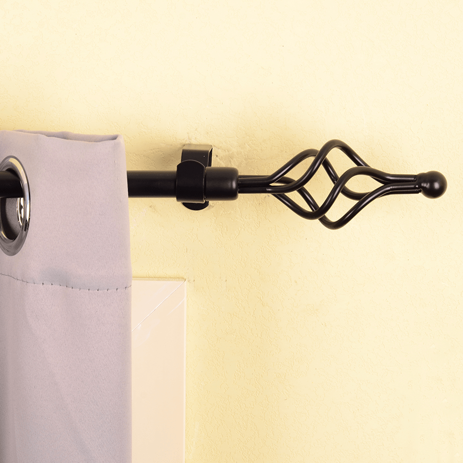 MORE THIA OPTIONS Thia Heavy-duty Black Curtain Rod Thia Heavy-duty Black Curtain Rod Mandaue Foam