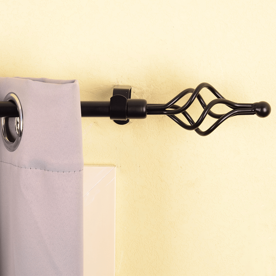 MORE THIA OPTIONS Thia Heavy-duty Black Curtain Rod Thia Heavy-duty Black Curtain Rod Mandaue Foam