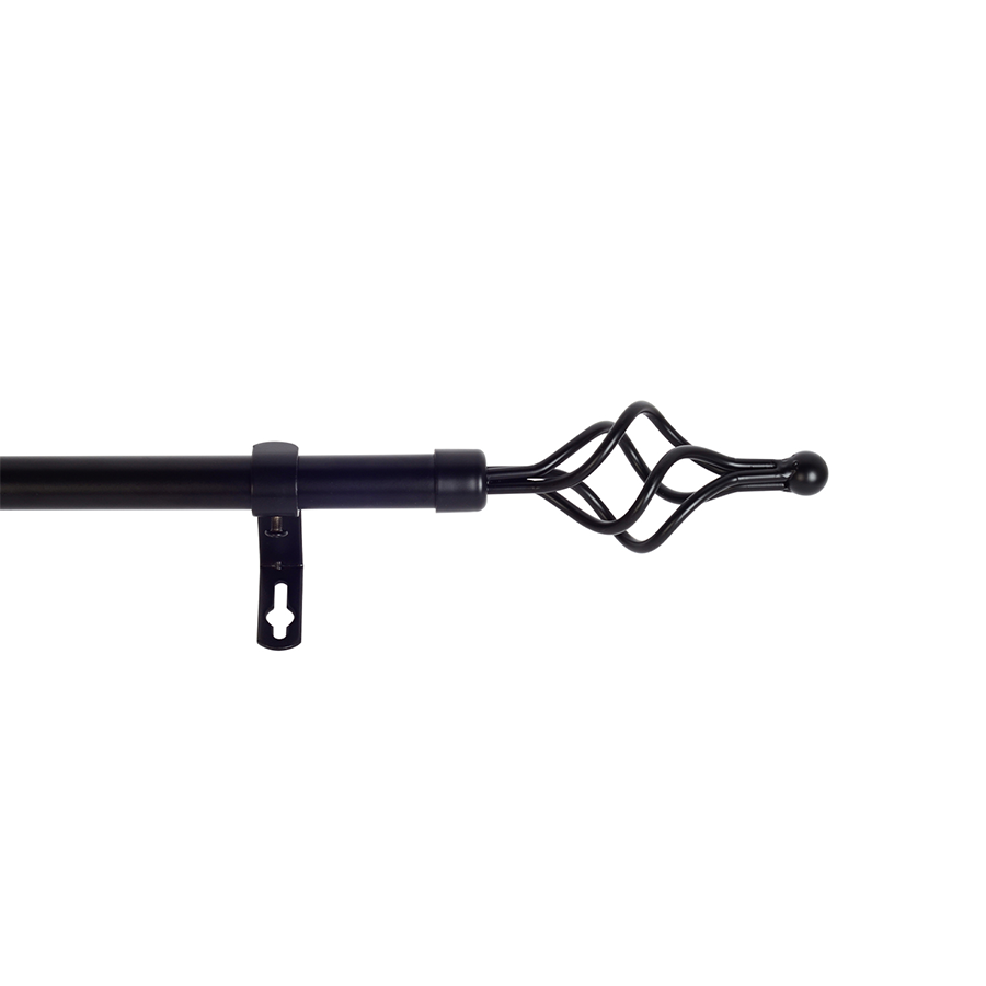 Thia Heavy-duty Black Curtain Rod