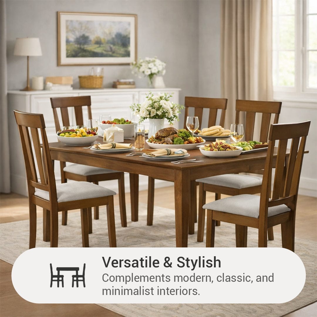Thiago + Daphne 6 Seater Dining Set