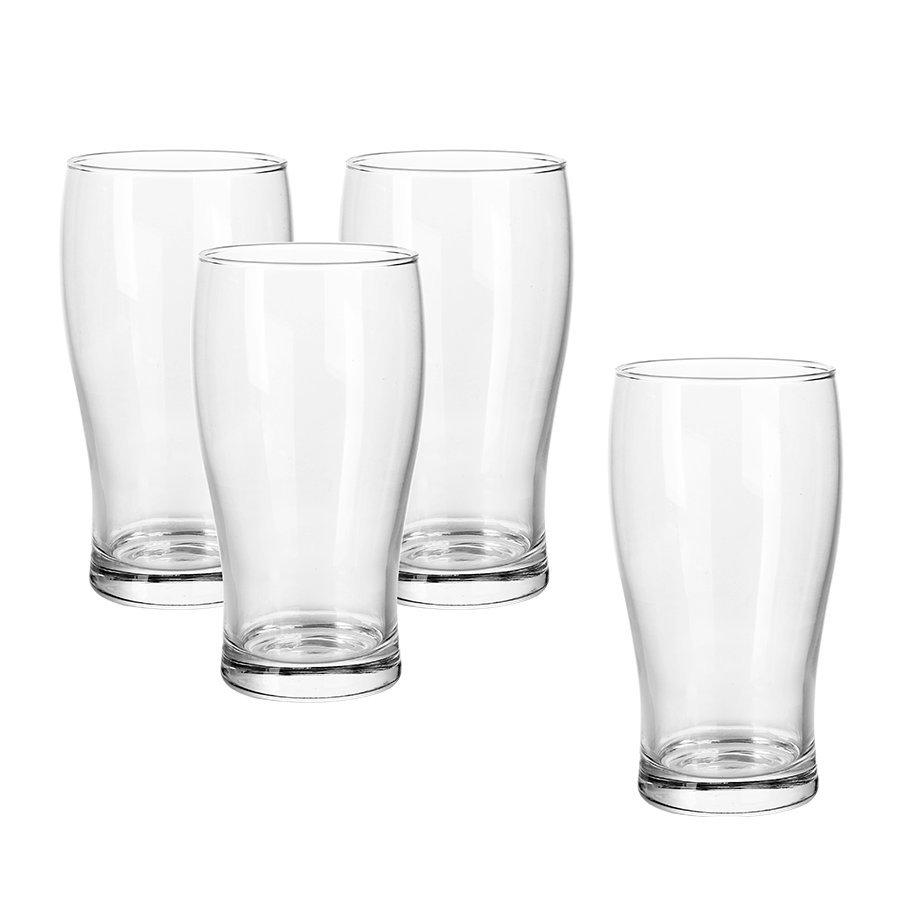 Trav Beer Glass 4pc Set - 19oz Trav Beer Glass 4pc Set - 19oz Mandaue Foam