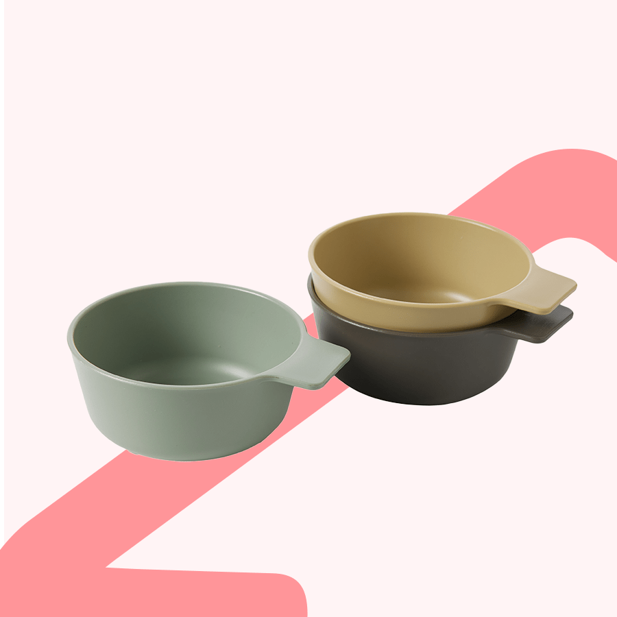 Trev Plastic Bowl 3pc Set