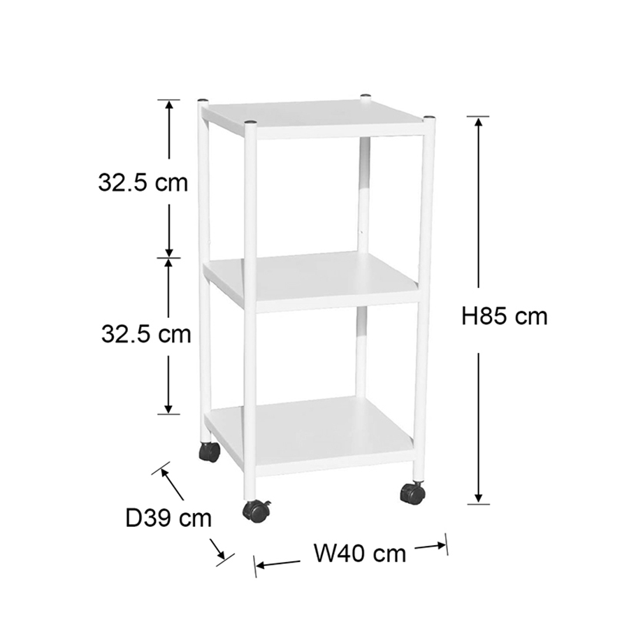 MORE TRION OPTIONS Trion 3 Tier Shelving Rack with Wheels Trion 3 Tier Shelving Rack with Wheels Mandaue Foam