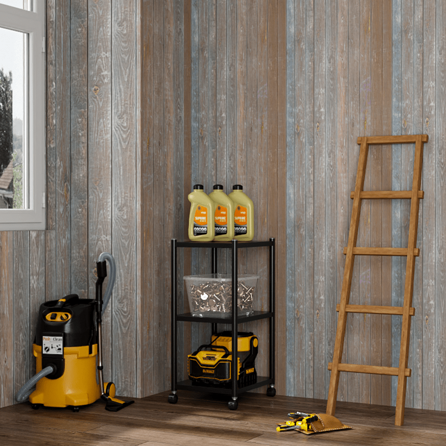MORE TRION OPTIONS Trion 3 Tier Shelving Rack with Wheels Trion 3 Tier Shelving Rack with Wheels Mandaue Foam