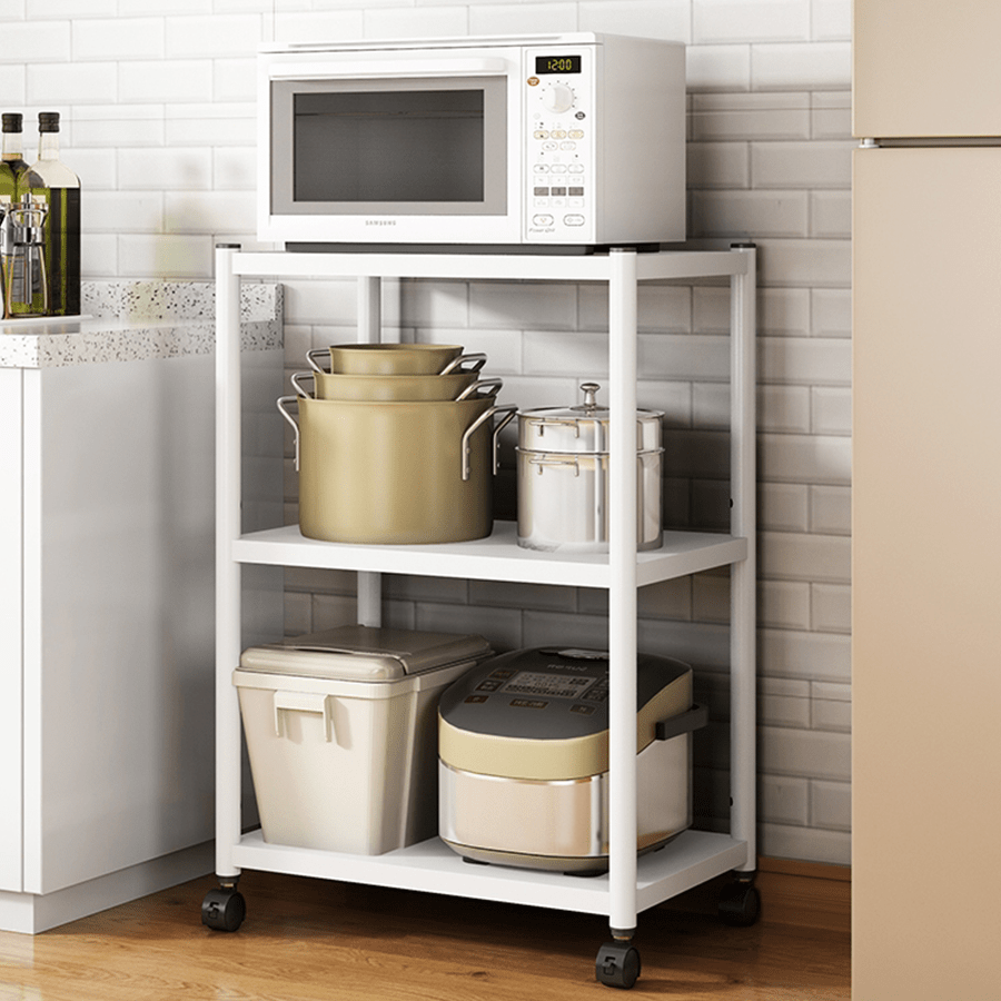 MORE TRION OPTIONS Trion 3 Tier Shelving Rack with Wheels Trion 3 Tier Shelving Rack with Wheels Mandaue Foam