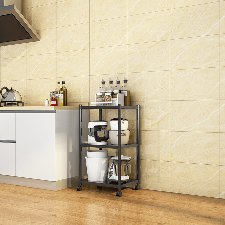 MORE TRION OPTIONS Trion 3 Tier Shelving Rack with Wheels Trion 3 Tier Shelving Rack with Wheels Mandaue Foam