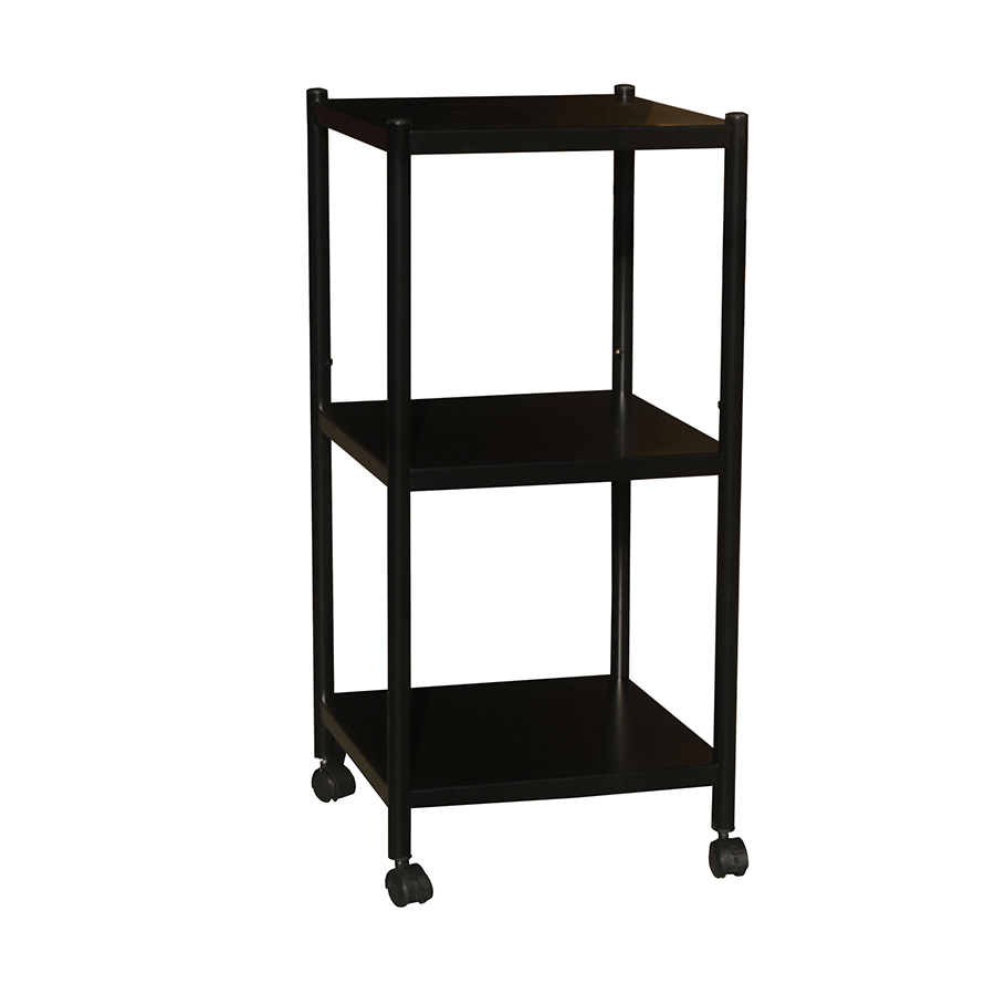MORE TRION OPTIONS Trion 3 Tier Shelving Rack with Wheels Trion 3 Tier Shelving Rack with Wheels Black Mandaue Foam