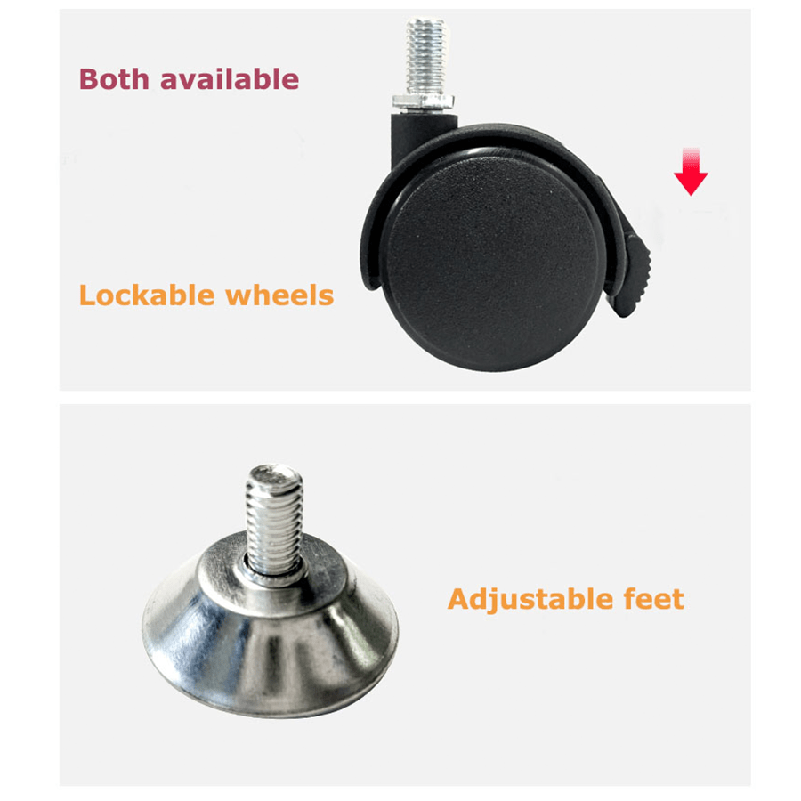 MORE TRION OPTIONS Trion 4 Tier Shelving Rack with Wheels Trion 4 Tier Shelving Rack with Wheels Mandaue Foam