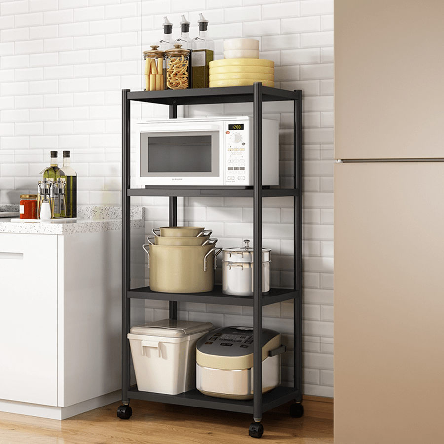 MORE TRION OPTIONS Trion 4 Tier Shelving Rack with Wheels Trion 4 Tier Shelving Rack with Wheels Mandaue Foam