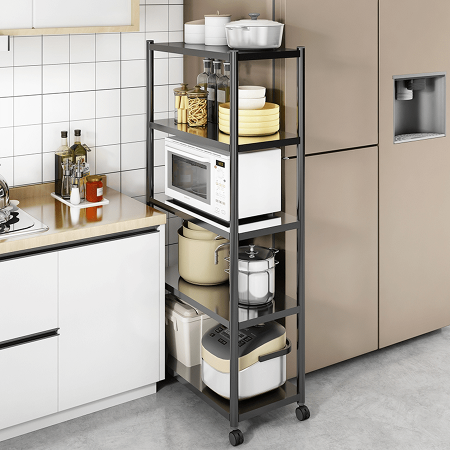 MORE TRION OPTIONS Trion 5 Tier Shelving Rack with Wheels Trion 5 Tier Shelving Rack with Wheels Mandaue Foam