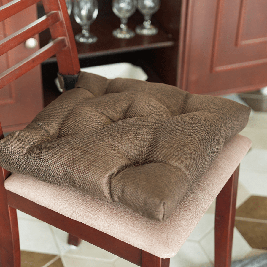 Tufted Fiber Seatpad with Velcro Tufted Fiber Seatpad with Velcro Random Fabric Cover Mandaue Foam
