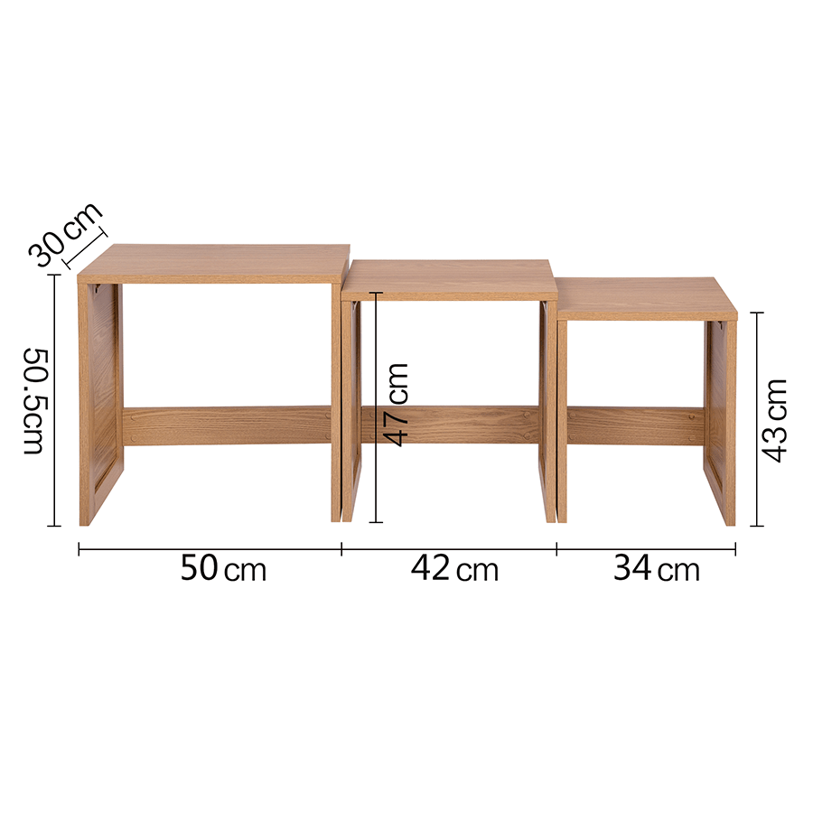 Tyrell 3pc Nesting Table Tyrell 3pc Nesting Table Mandaue Foam