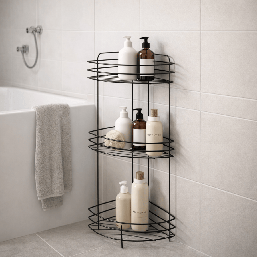 Vance Corner Shelf 3 Layer