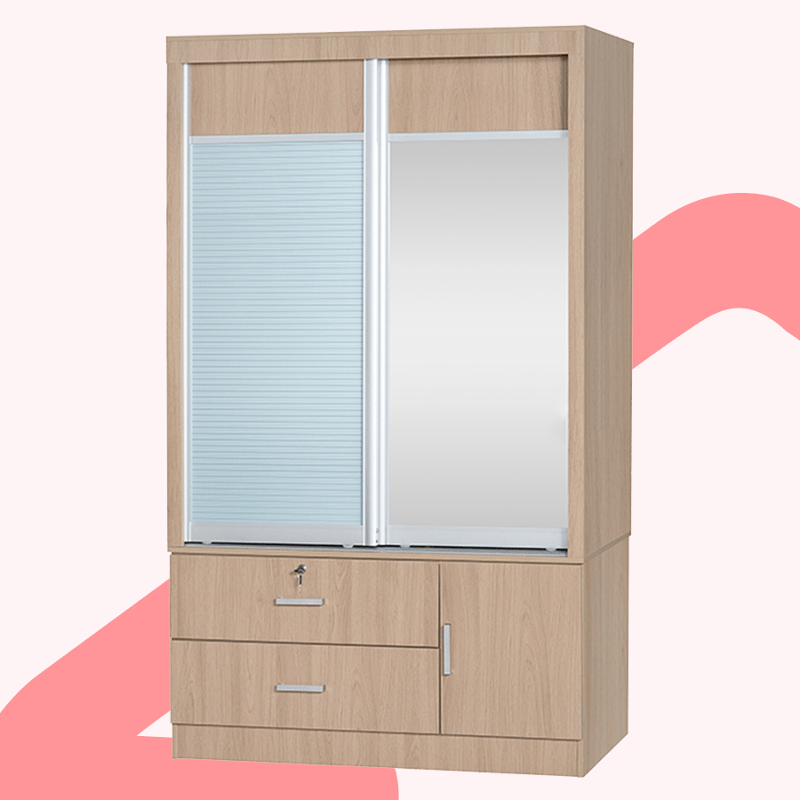 Vania 120 cm Sliding Wardrobe - Main Image