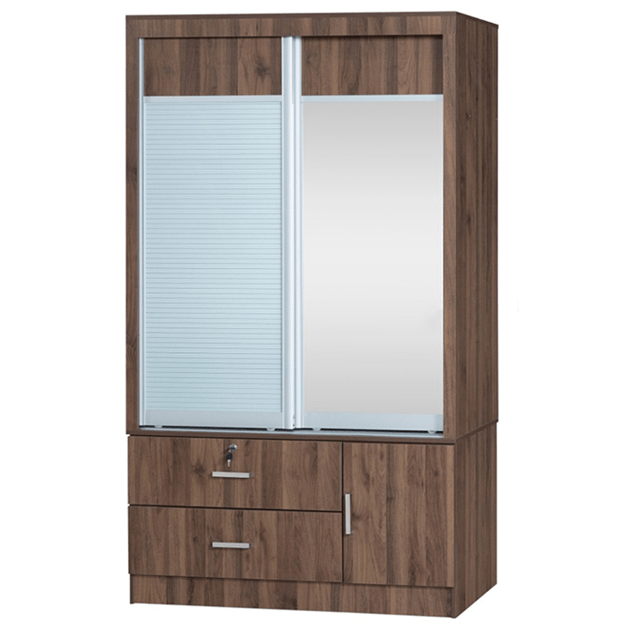 MORE VANIA OPTIONS Vania 120 cm Sliding Wardrobe Vania 120 cm Sliding Wardrobe Walnut Mandaue Foam