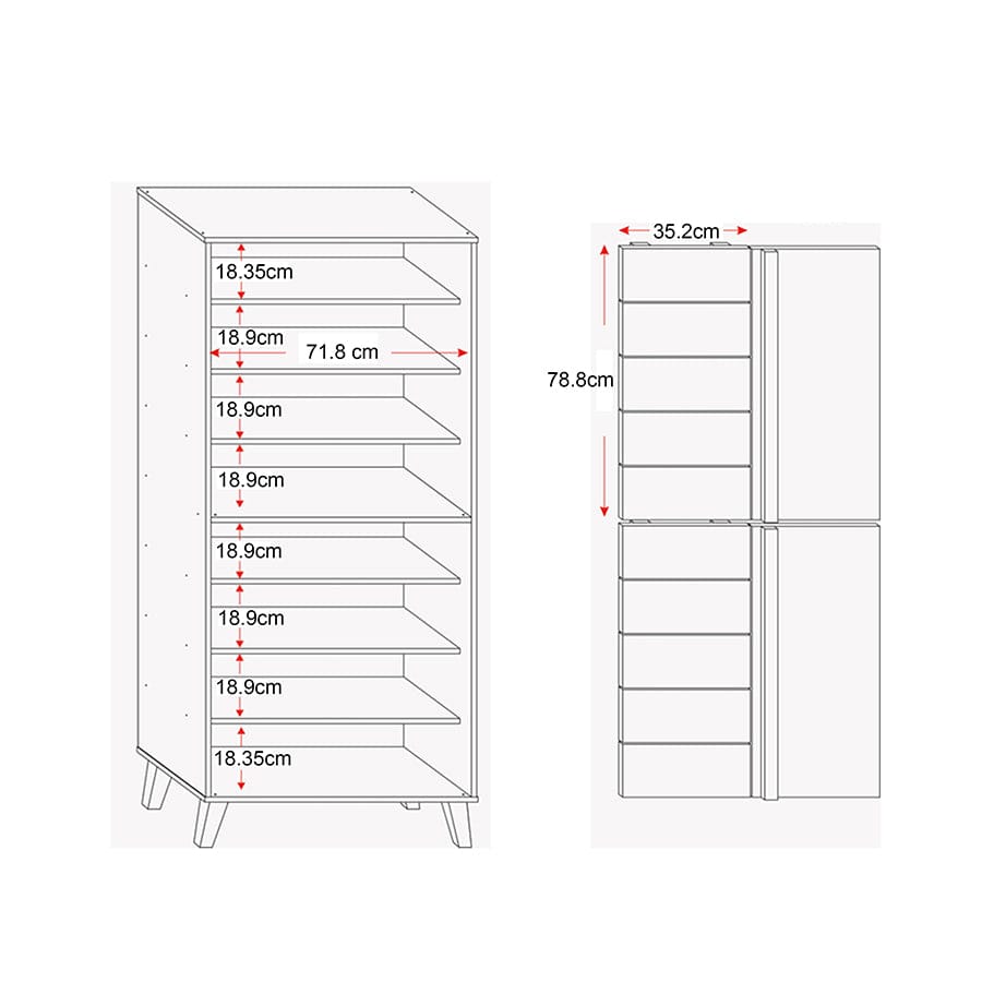 Vicco High Shoe Cabinet