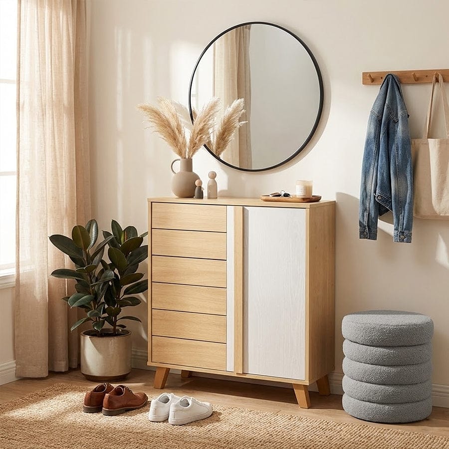 #color_Oak + White