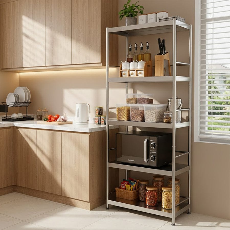 Weston 80 SS 5 Tier Metal Rack