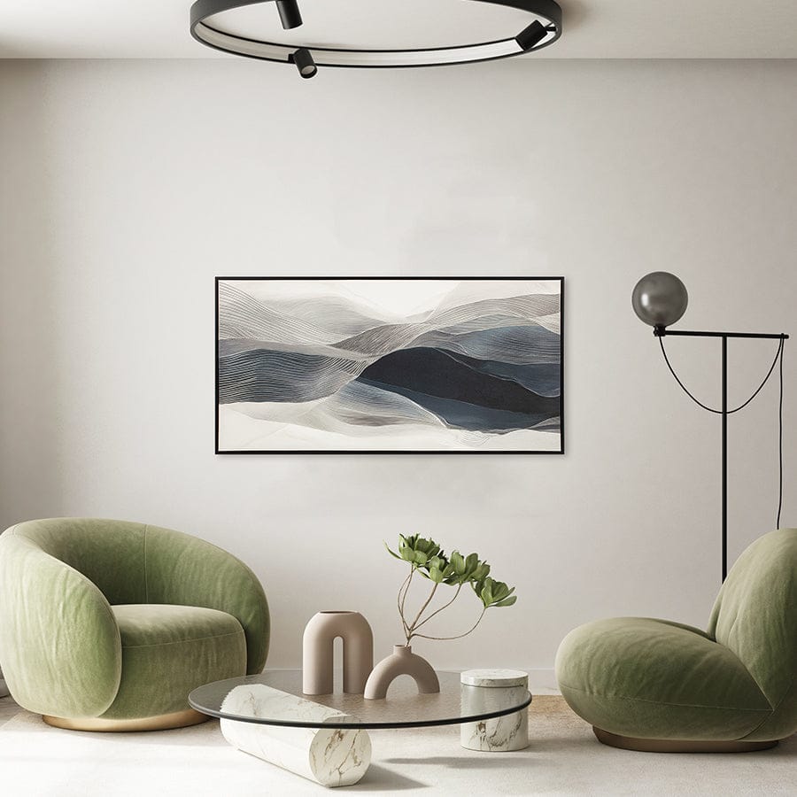 Weyar Canvas Wall Art with PS Frame 60x120 cm