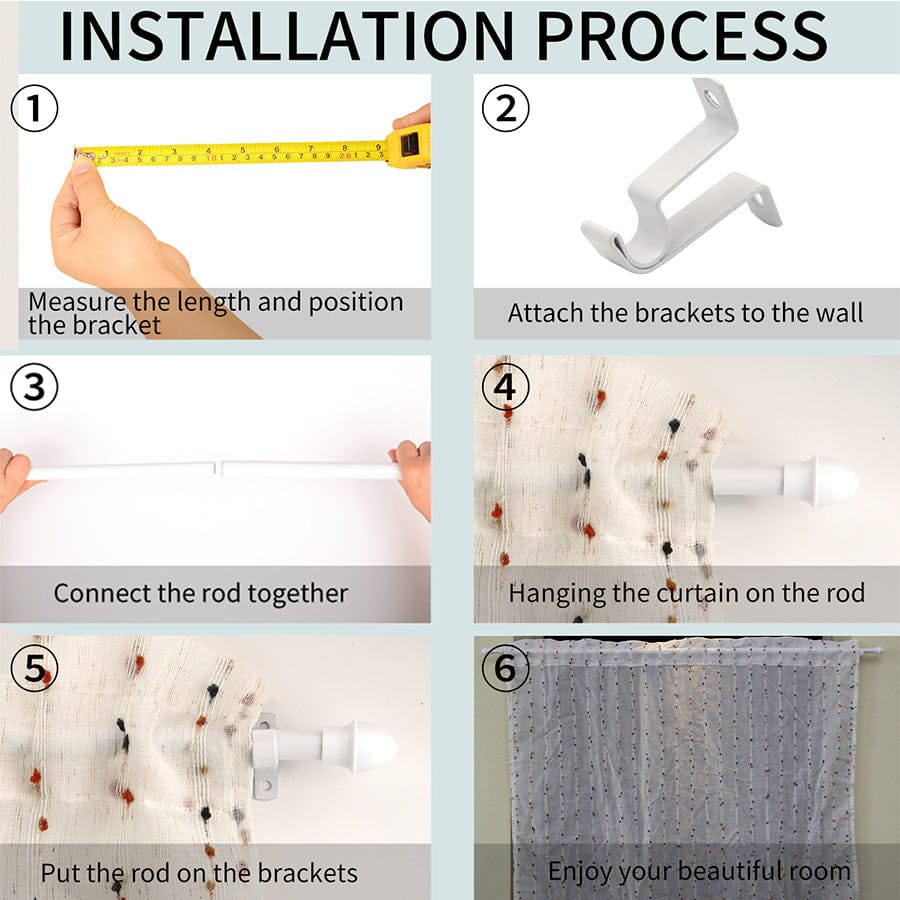 White Cafe Rod (1/2" Diameter)