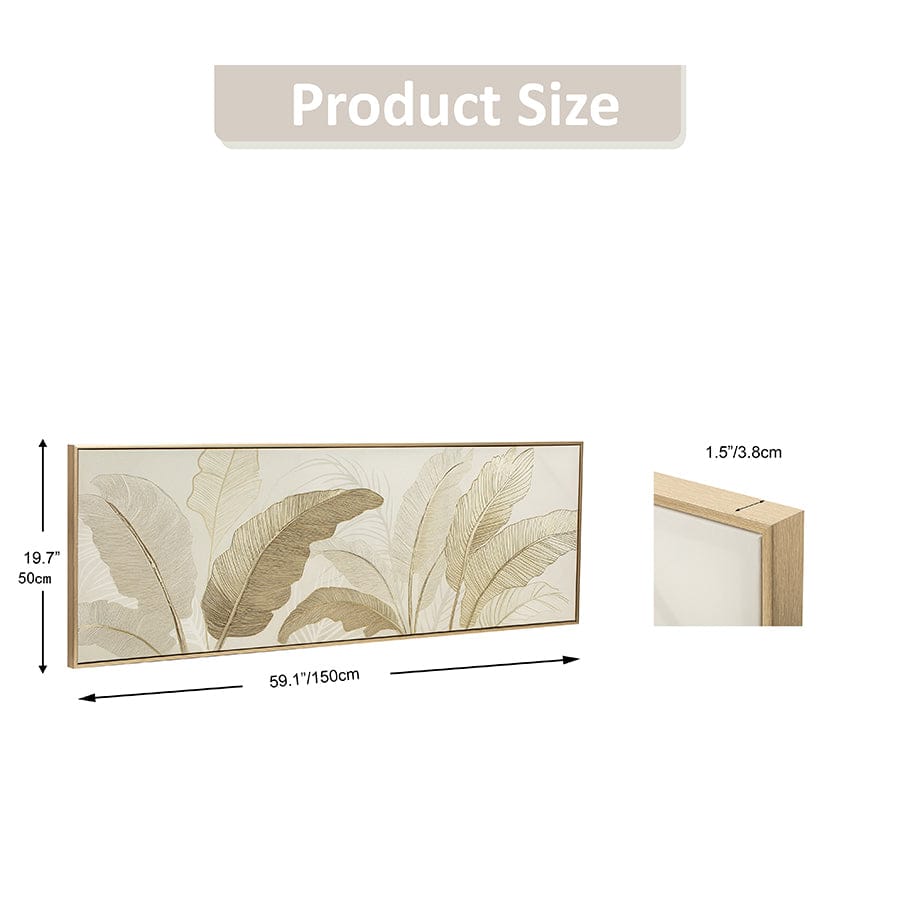 Winn Canvas Wall Art with PS Frame 50x150 cm