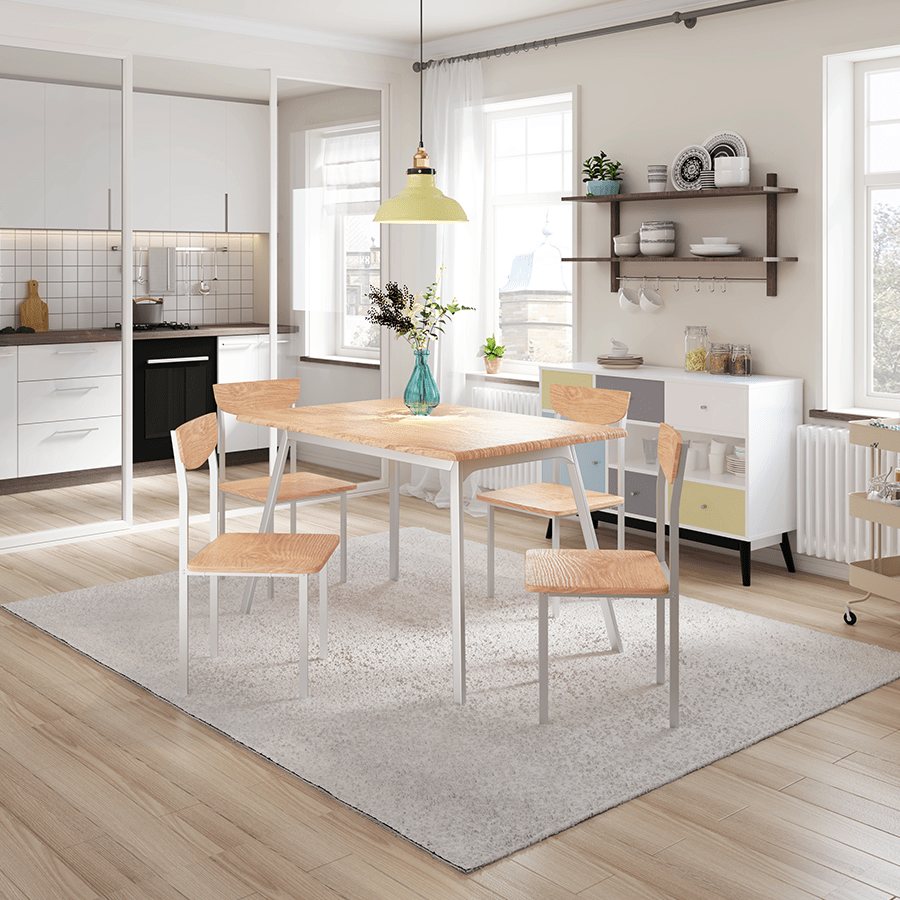 MORE XAVIER OPTIONS Xavier 4 Seater Dining Set Xavier 4 Seater Dining Set Walnut Mandaue Foam