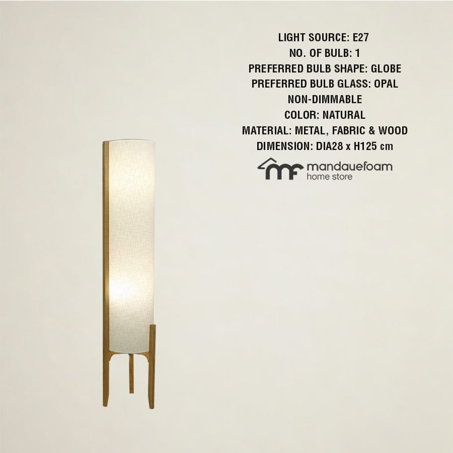 Yago Wood Floor Lamp