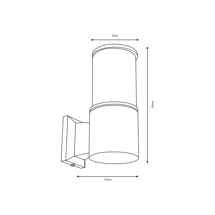 Yella Outdoor Wall Lamp Single Light