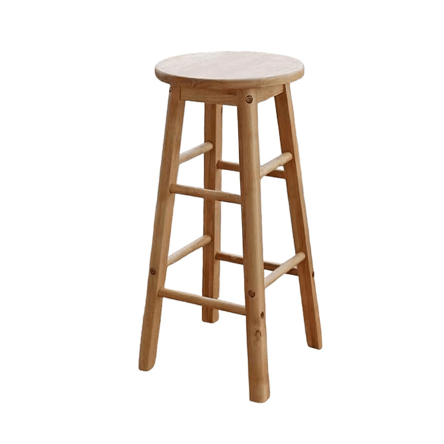 Yoona Round Wooden Bar Stool Yoona Round Wooden Bar Stool Mandaue Foam