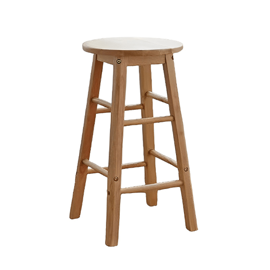 Yoona Round Wooden Bar Stool Yoona Round Wooden Bar Stool Mandaue Foam
