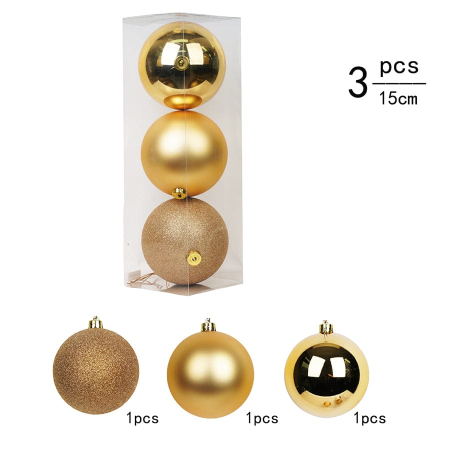 Yule Gold 15cm 3pc