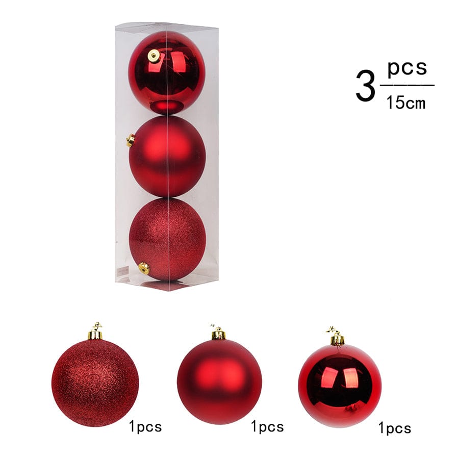 Yule Red 15cm 3pc