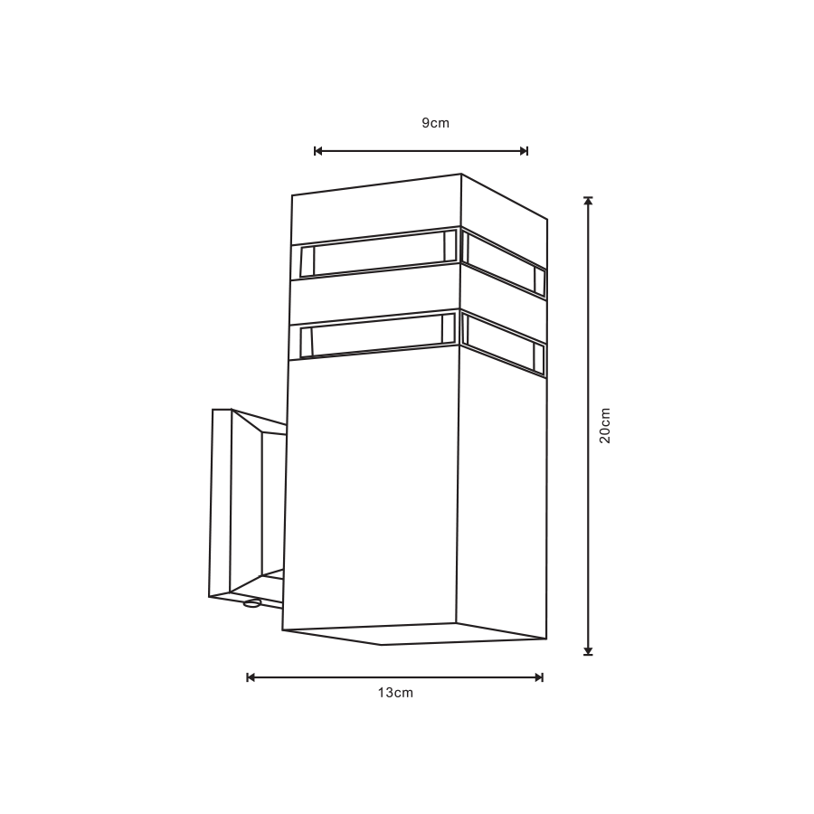 Yuliy Outdoor Wall Lamp Single Light
