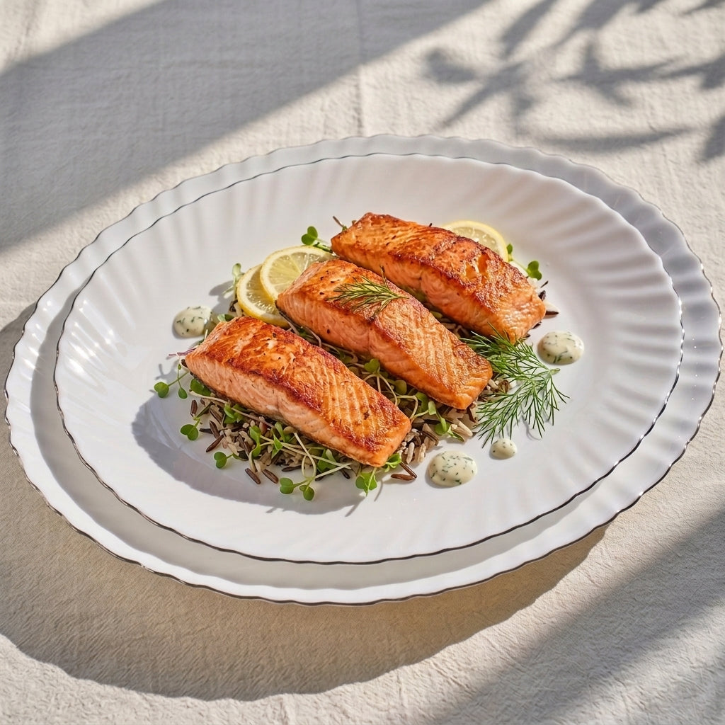 Nova Opalware Serving Plate