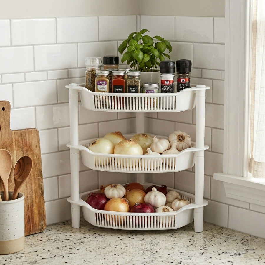 Iker Corner Shelf 3 Layer