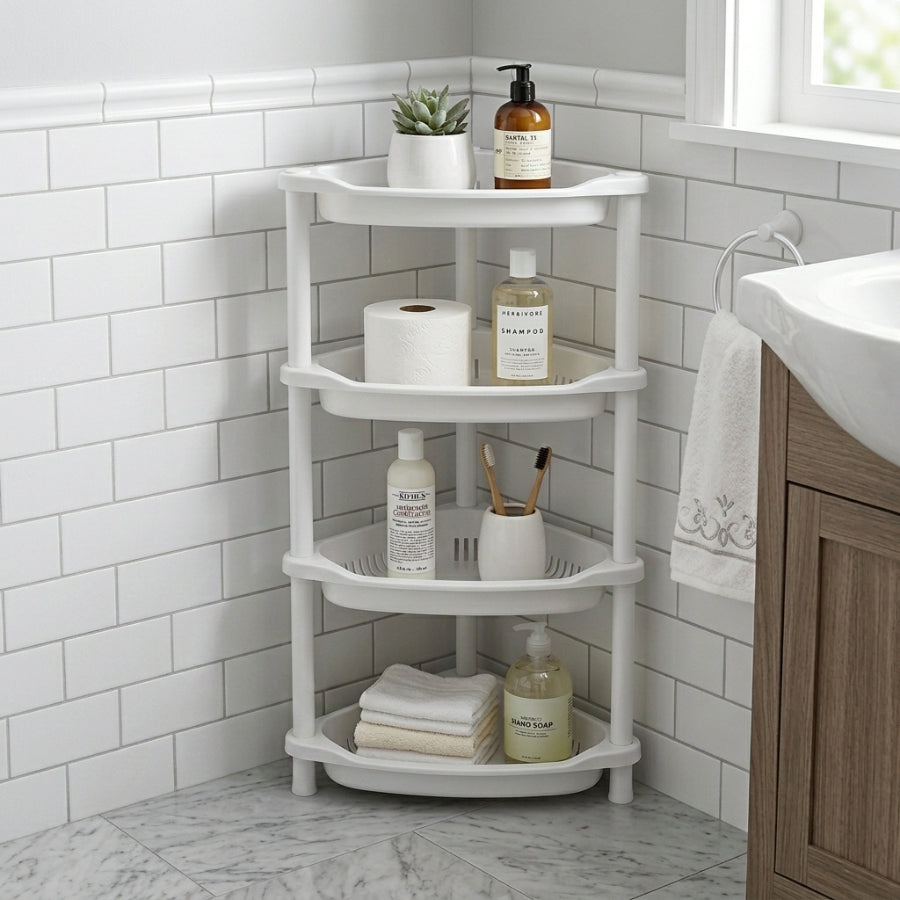 Iker Corner Shelf 4 Layer