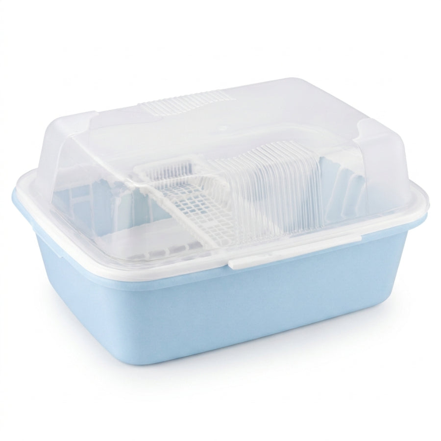 Lin Dish Drainer with Lid
