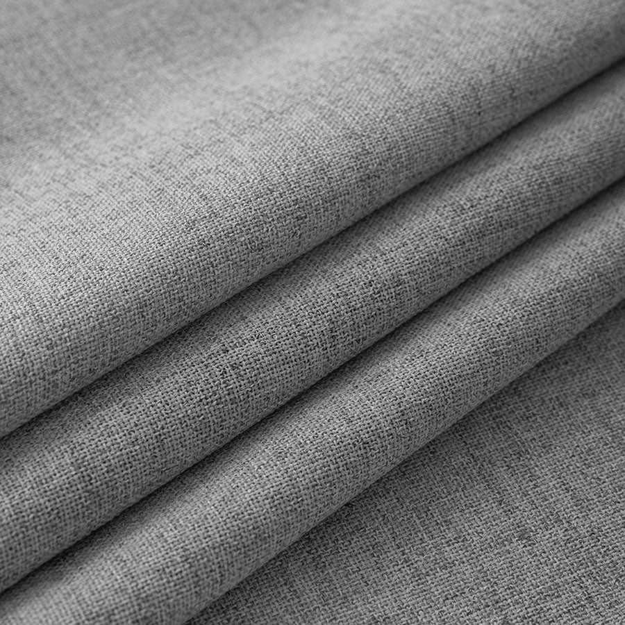 Alis Frost Gray Sheer Linen Curtain