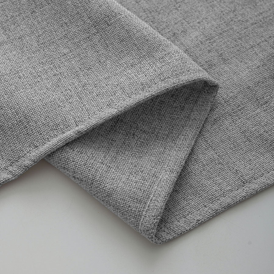 Alis Frost Gray Sheer Linen Curtain