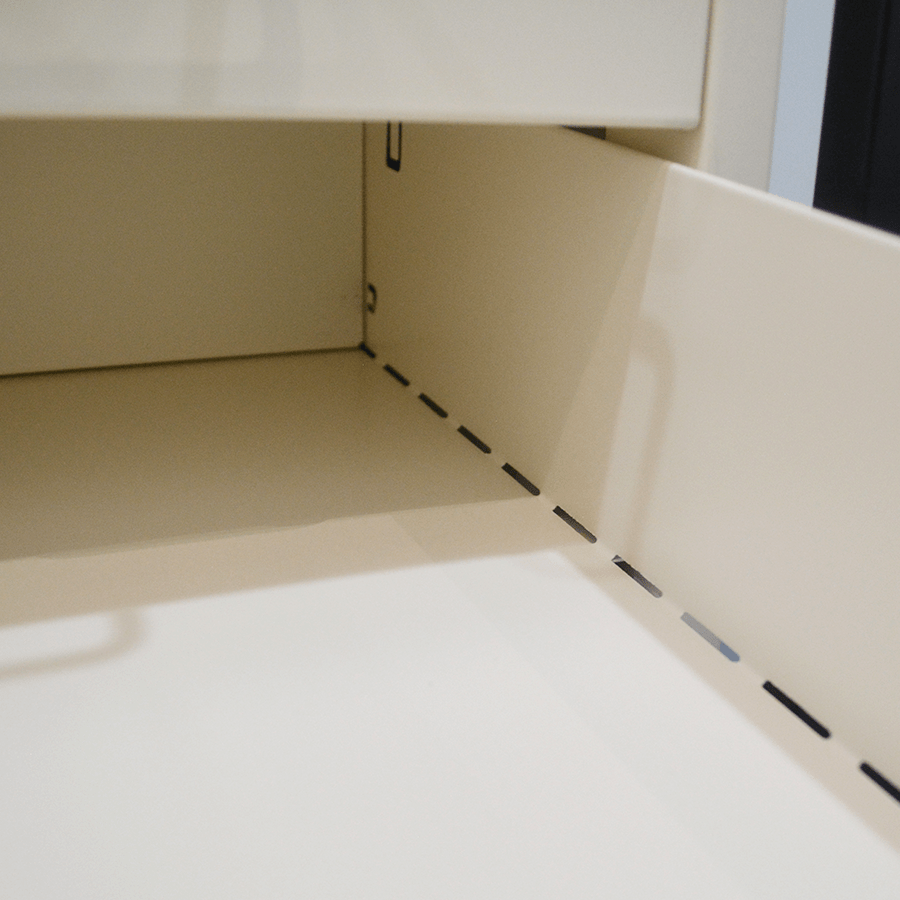 Minji 5 Drawer Metal Office Cabinet
