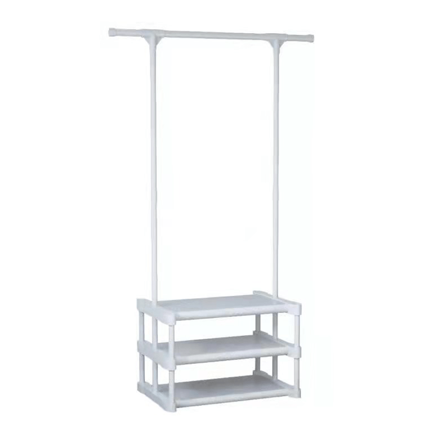Leslie Three Layer Single Pole Coat Rack