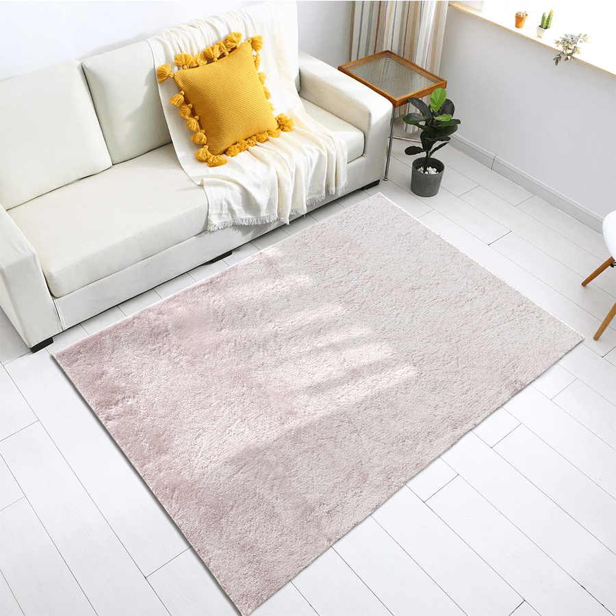 MORE SOFYA OPTIONS Sofya Dusty Pink Shaggy Rug Sofya Dusty Pink Shaggy Rug Mandaue Foam